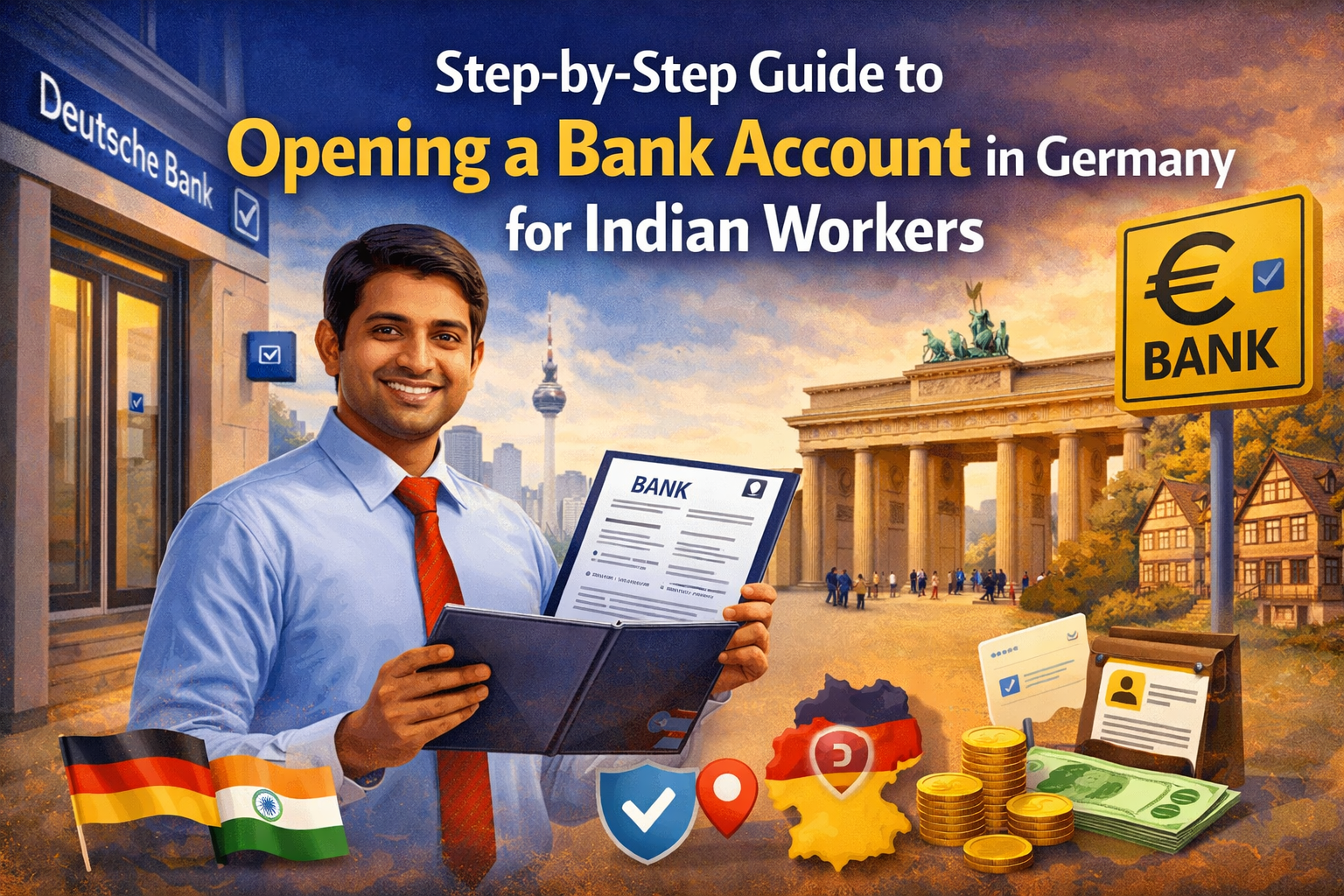 Step-by-Step Guide to Opening a Bank Account in Germany for Indian Workers.